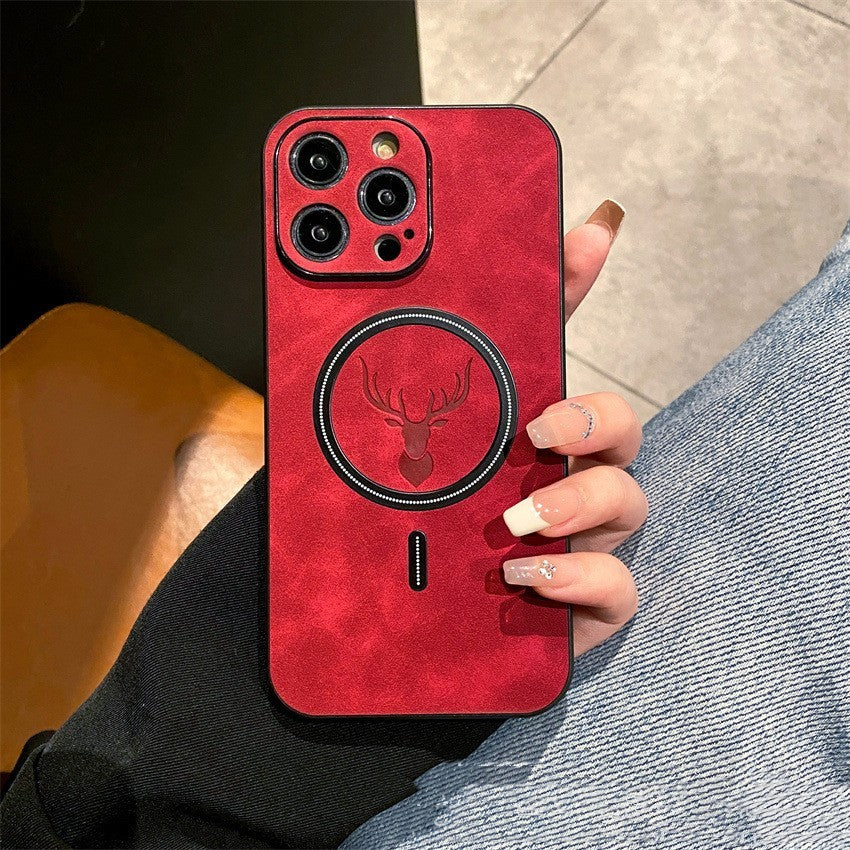 Elk Magnetic Cartoon Phone Case