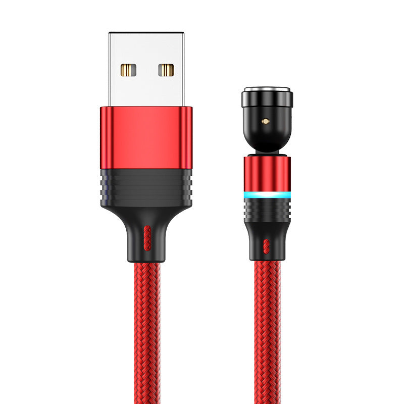 540° Magnetic Fast Charging Cable – Rotating USB Type-C Charger