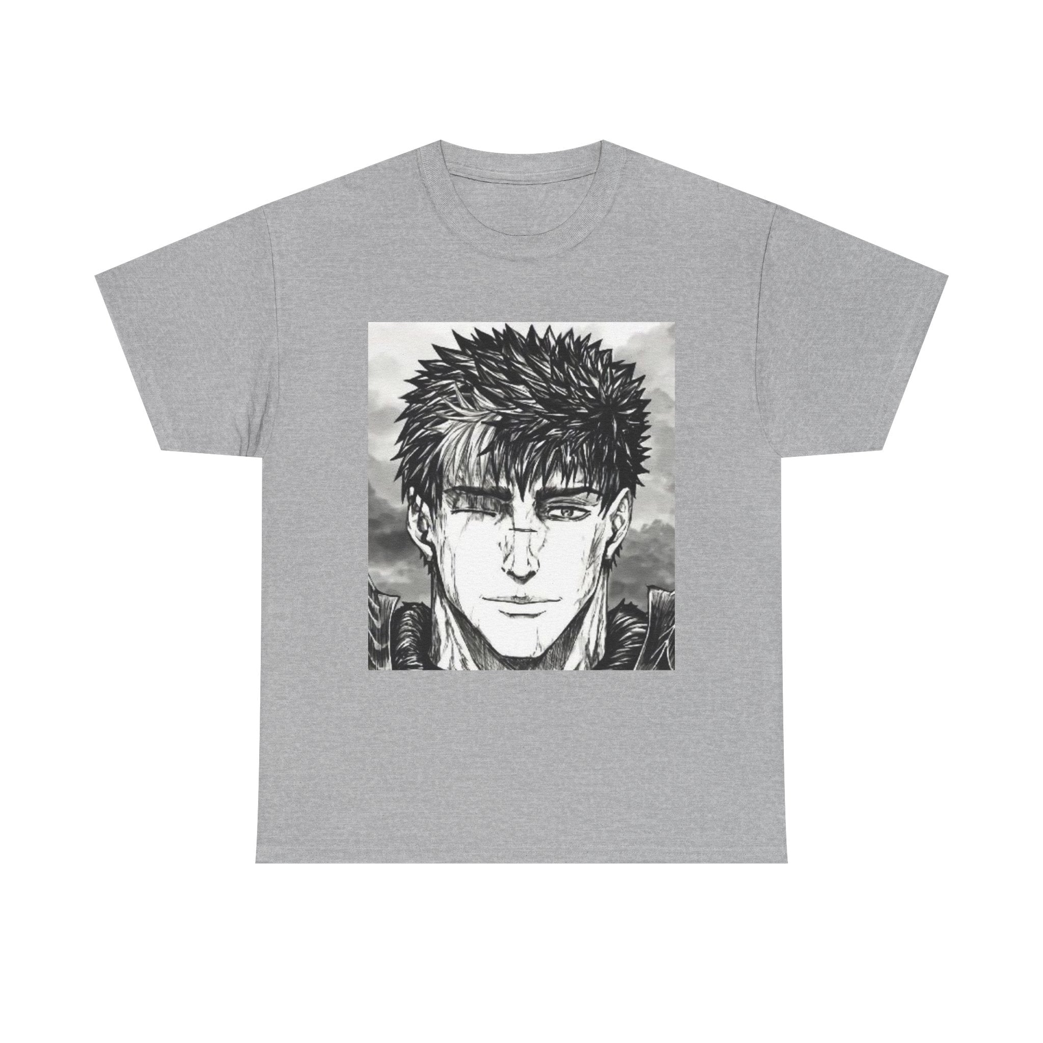 Guts Anime T-Shirt – Berserk Inspired Unisex Heavy Cotton Tee | Heroic Warrior Design