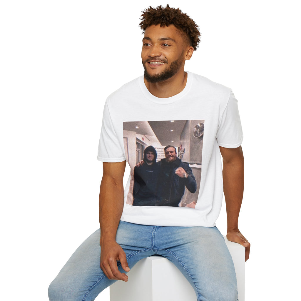 Khabib & Conor Funny Photo T-Shirt — Custom Friend Snapshot Tee