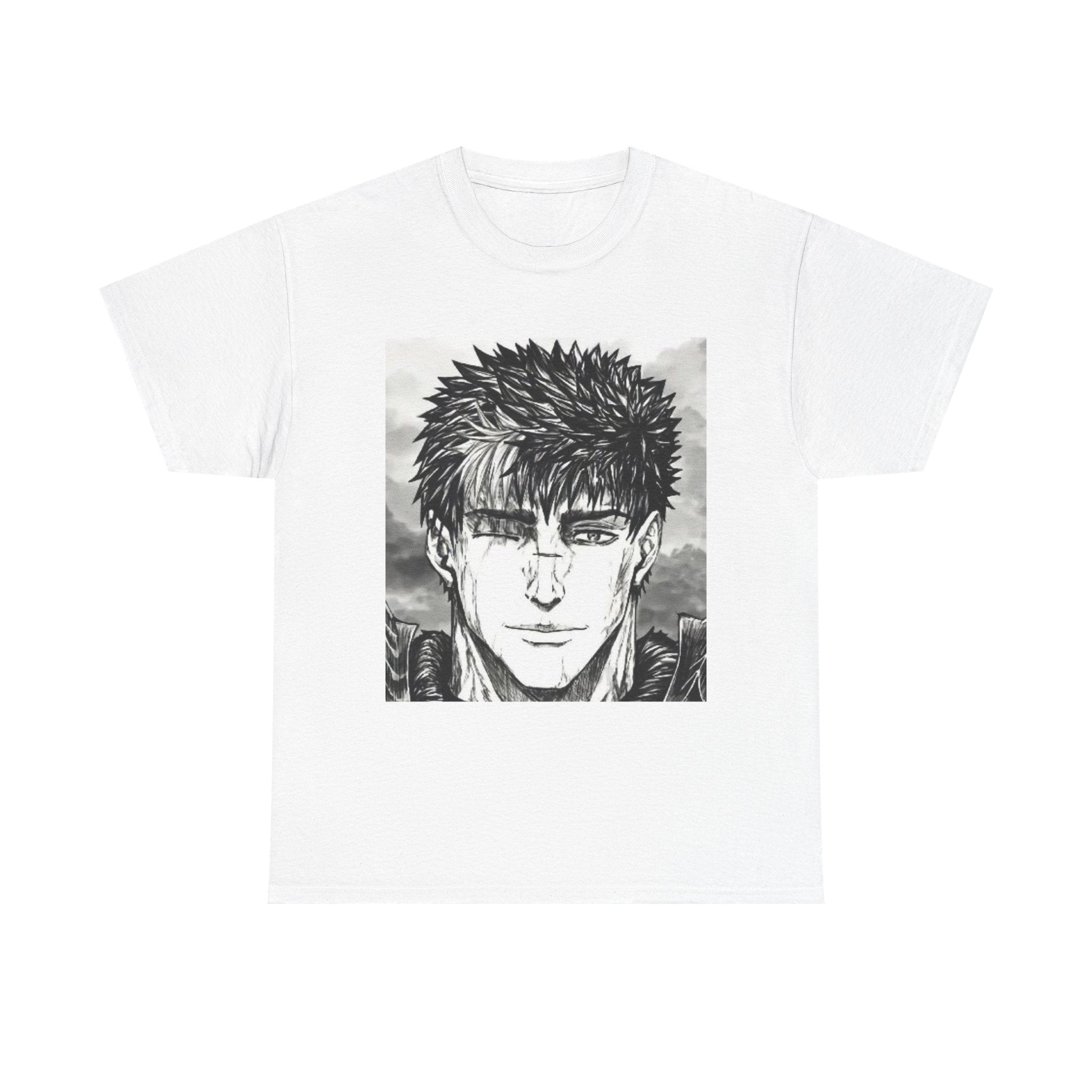 Guts Anime T-Shirt – Berserk Inspired Unisex Heavy Cotton Tee | Heroic Warrior Design