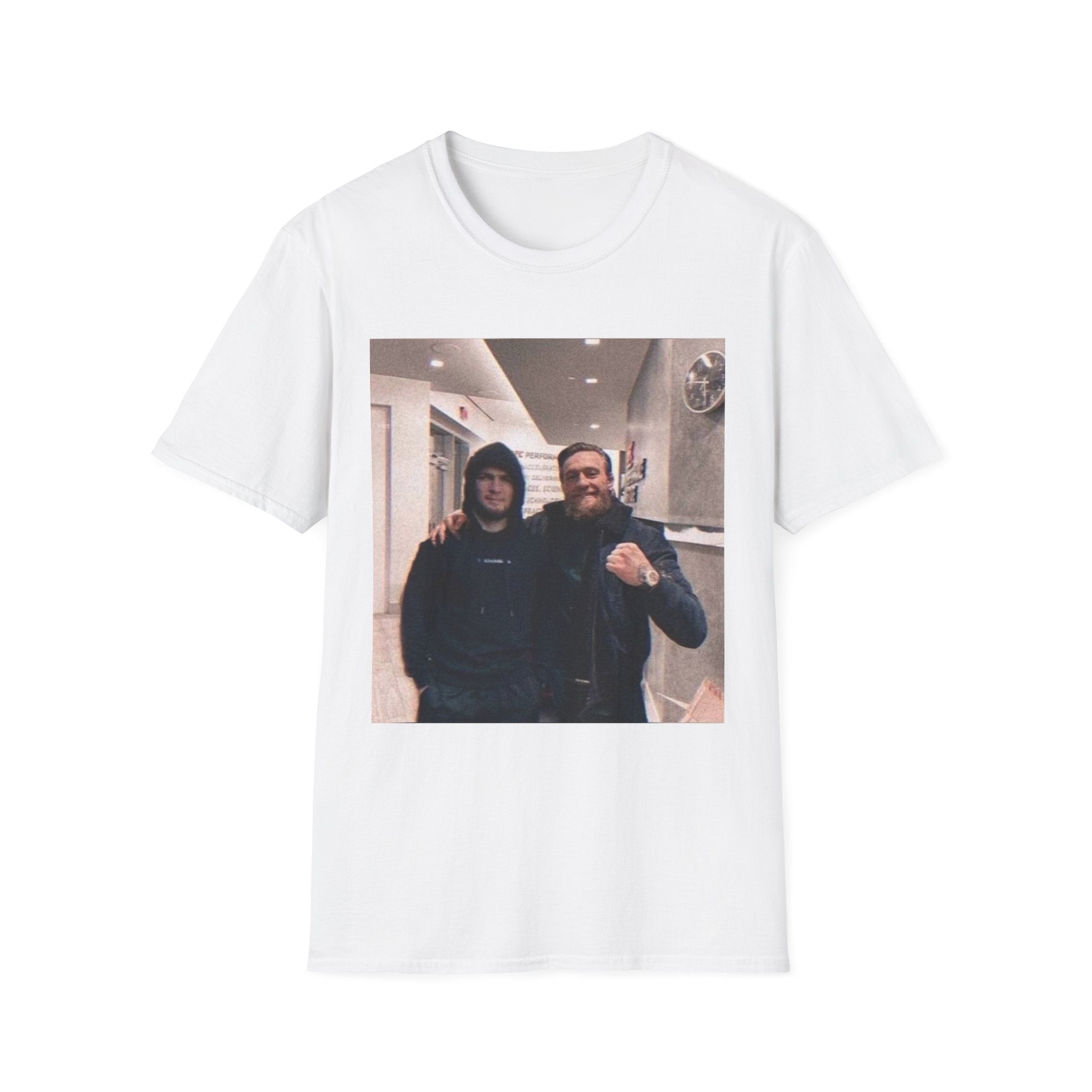 Khabib & Conor Funny Photo T-Shirt — Custom Friend Snapshot Tee