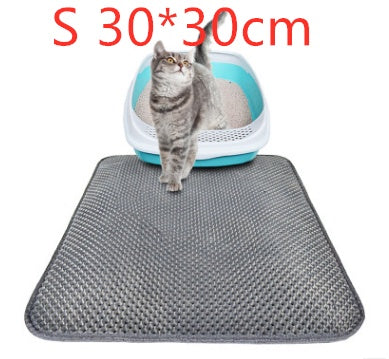 Honeycomb Cat Litter Mat – Waterproof & Urine-Proof Pad