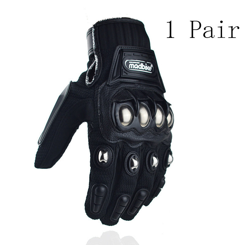 Off-Road Motorcycle Gloves – Alloy Knuckle Protection & Grip Control