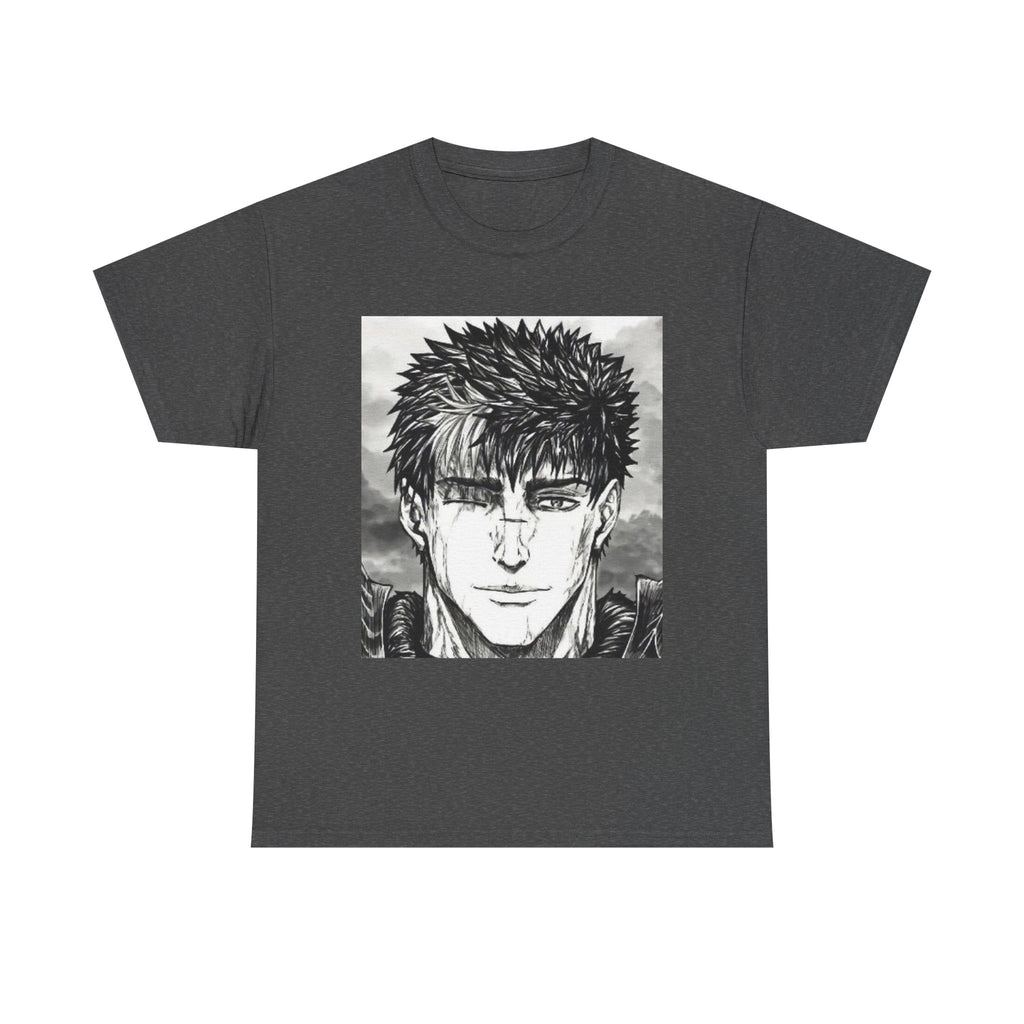 Guts Anime T-Shirt – Berserk Inspired Unisex Heavy Cotton Tee | Heroic Warrior Design