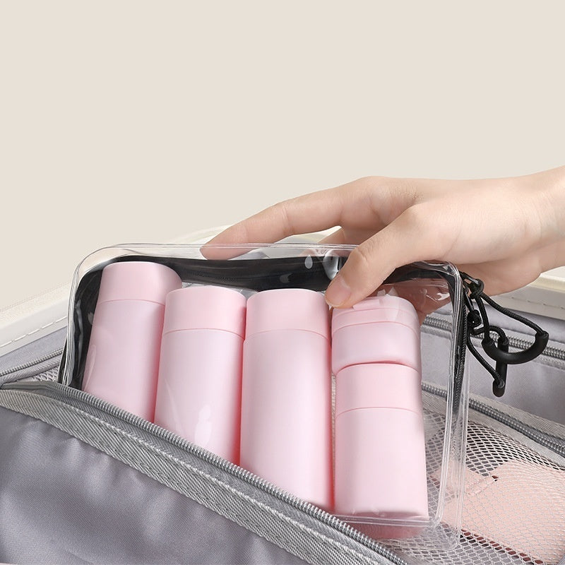 Travel Refillable Lotion Bottles Set – Portable Cosmetic Dispenser Kit