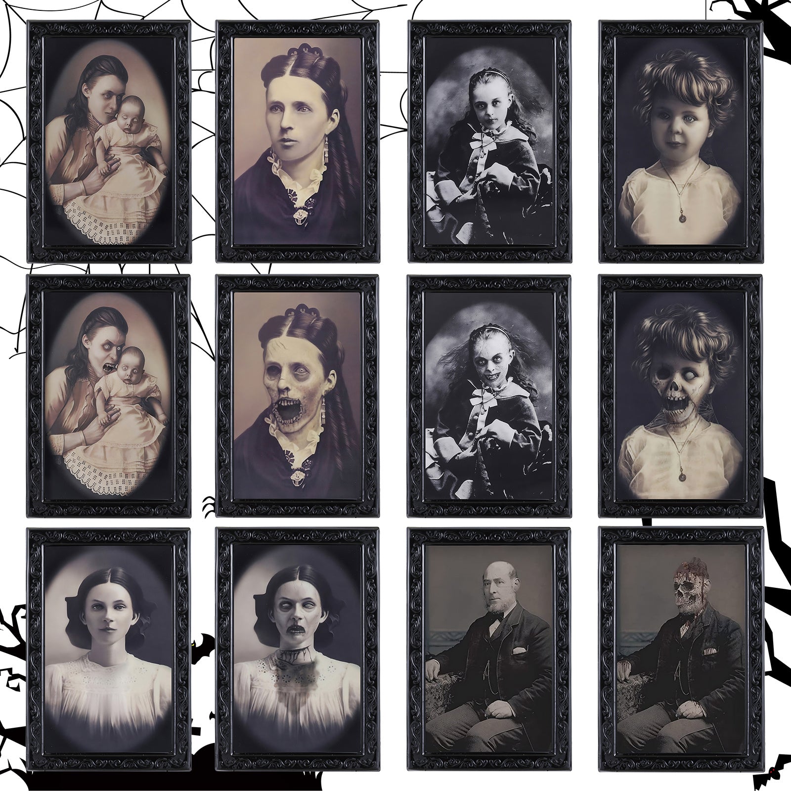 3D Changing Face Frame – Scary Halloween Wall Decoration