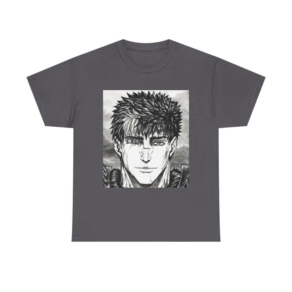 Guts Anime T-Shirt – Berserk Inspired Unisex Heavy Cotton Tee | Heroic Warrior Design