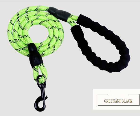 Reflective Nylon Dog Leash – Durable Rope for All Dogs