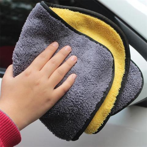 Dual-Sided Car Cleaning Towel – Super Absorbent Microfiber Wash Cloth