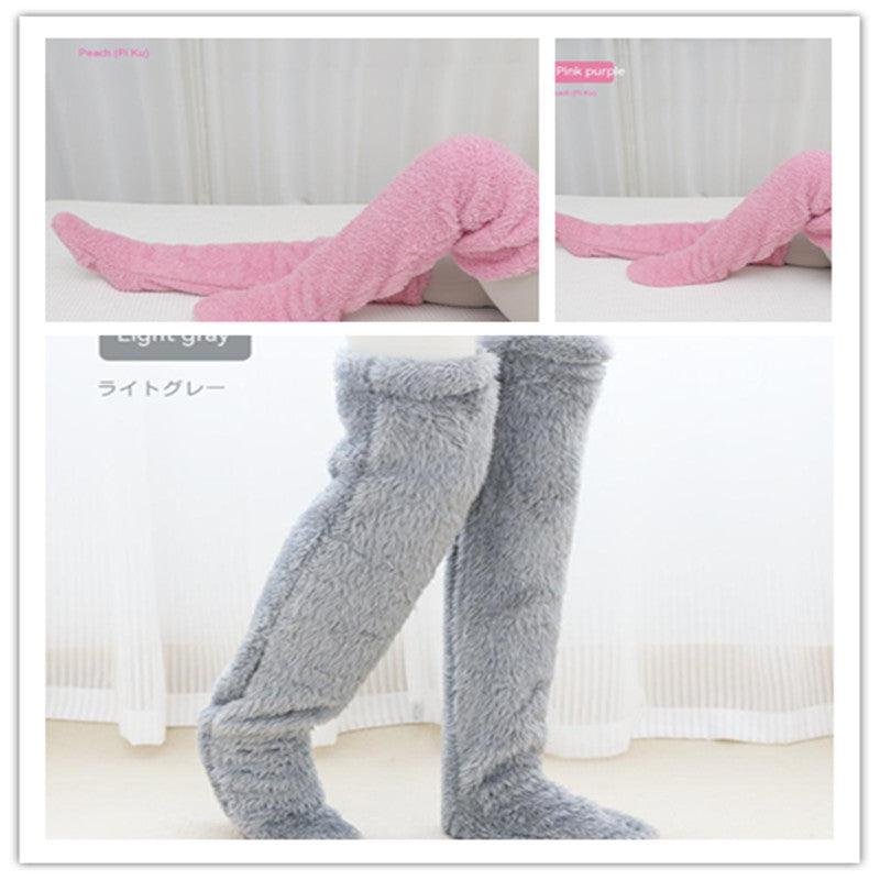 CozyKnee Fuzz – Winter Warm Long Socks