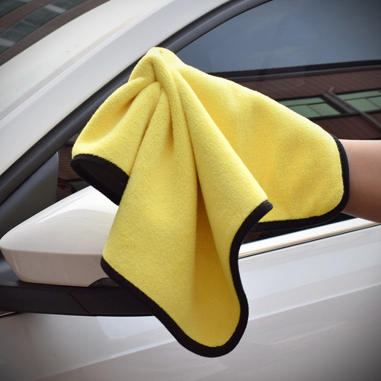 Dual-Sided Car Cleaning Towel – Super Absorbent Microfiber Wash Cloth