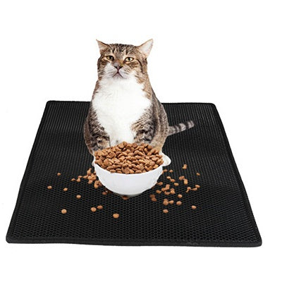 Honeycomb Cat Litter Mat – Waterproof & Urine-Proof Pad