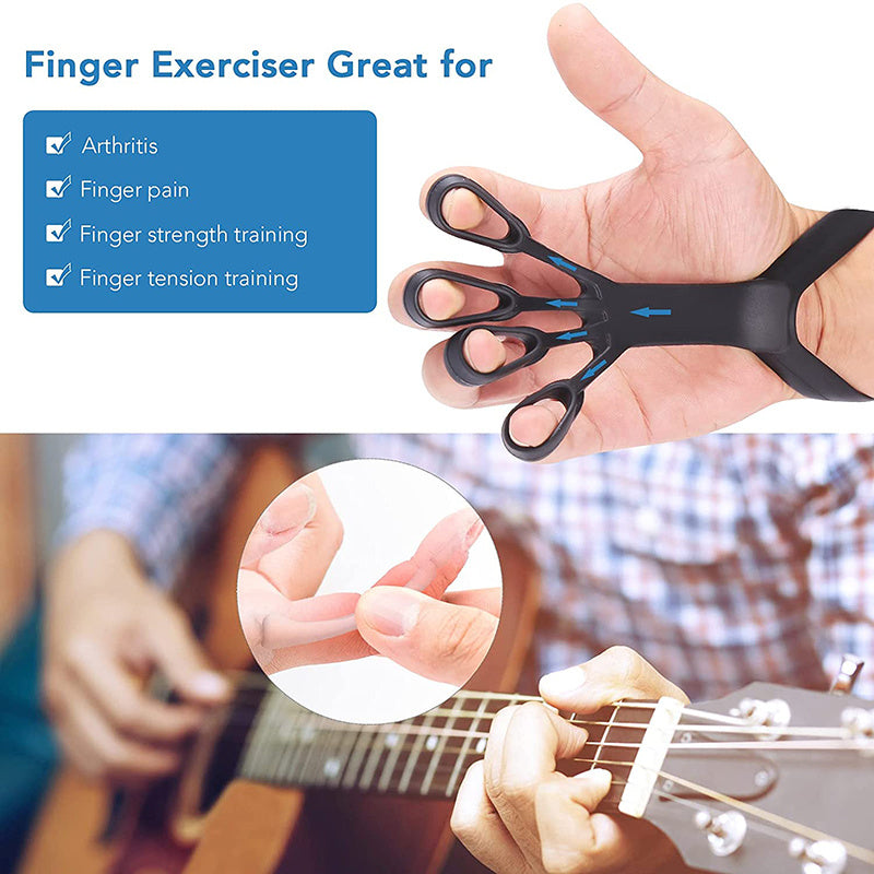 Silicone Finger Exerciser – Hand Grip Strength & Pain Relief Trainer