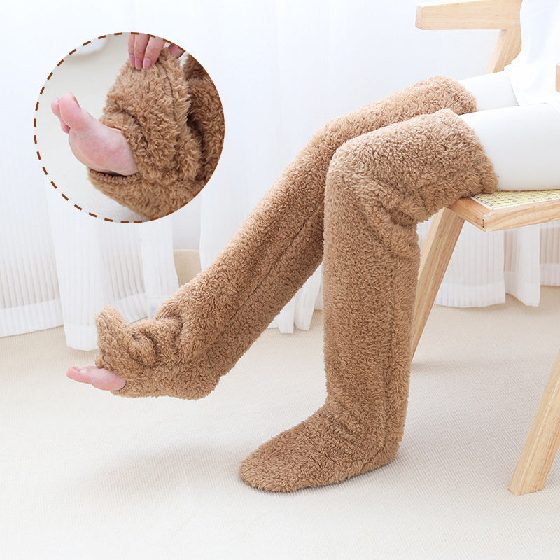 CozyKnee Fuzz – Winter Warm Long Socks