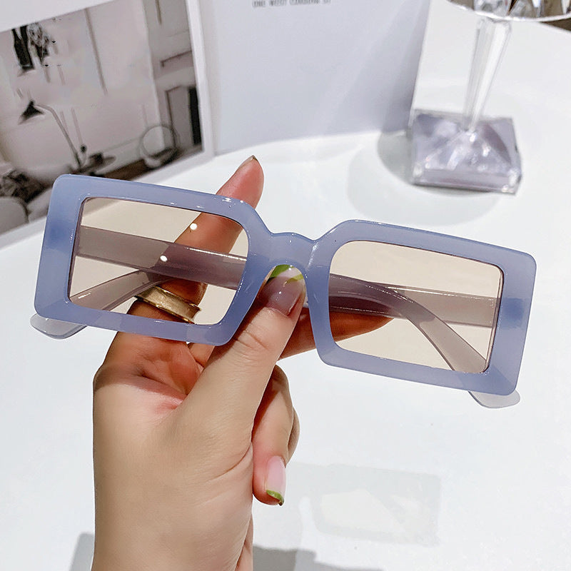 Jelly Color Square Beach Sunglasses
