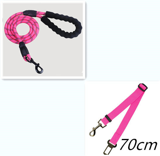 Reflective Nylon Dog Leash – Durable Rope for All Dogs