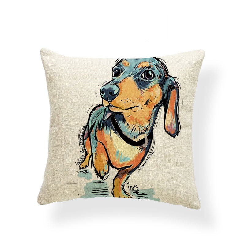 Dog Lover Linen Cushion Collection