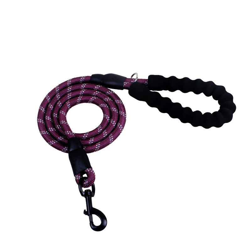 Reflective Nylon Dog Leash – Durable Rope for All Dogs