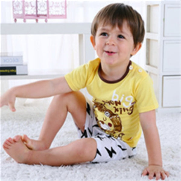 Cartoon Baby Clothes Set – Summer T-Shirt & Casual Outfit for Boys & Girls