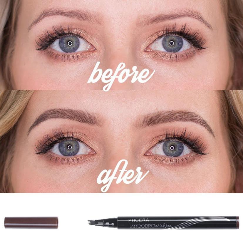 Ultra-Fine Four-Comb Eyebrow Pencil – Long Lasting Brow Definer