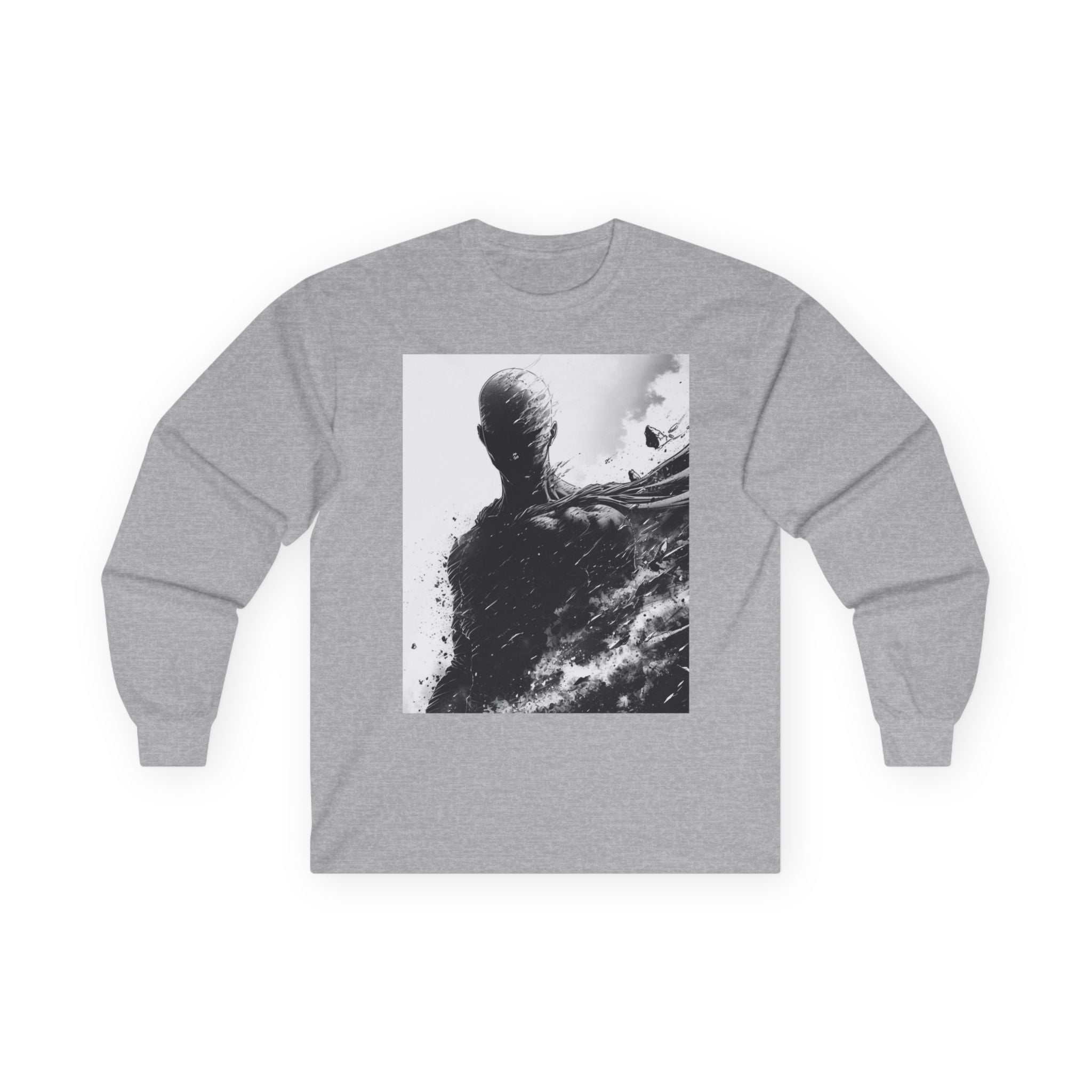 One Punch Man Saitama Long Sleeve Tee