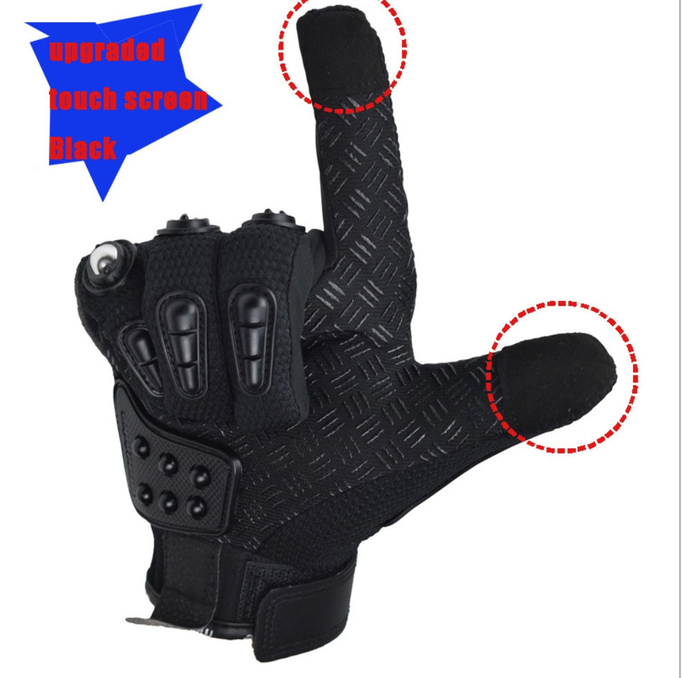 Off-Road Motorcycle Gloves – Alloy Knuckle Protection & Grip Control