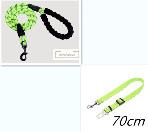 Reflective Nylon Dog Leash – Durable Rope for All Dogs