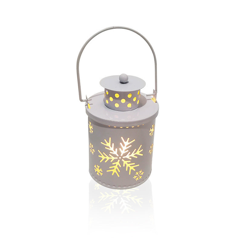 LED Christmas Candle Lantern – Nordic Style Holiday Decoration Light