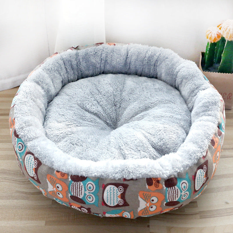 Padded Pet Litter – Round Cotton Mat for Dogs & Cats