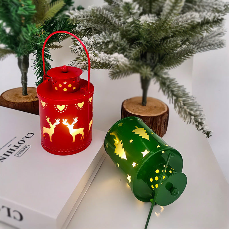 LED Christmas Candle Lantern – Nordic Style Holiday Decoration Light