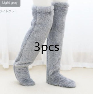CozyKnee Fuzz – Winter Warm Long Socks