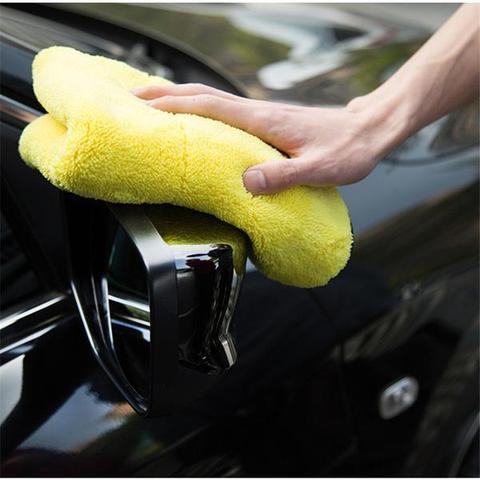 Dual-Sided Car Cleaning Towel – Super Absorbent Microfiber Wash Cloth