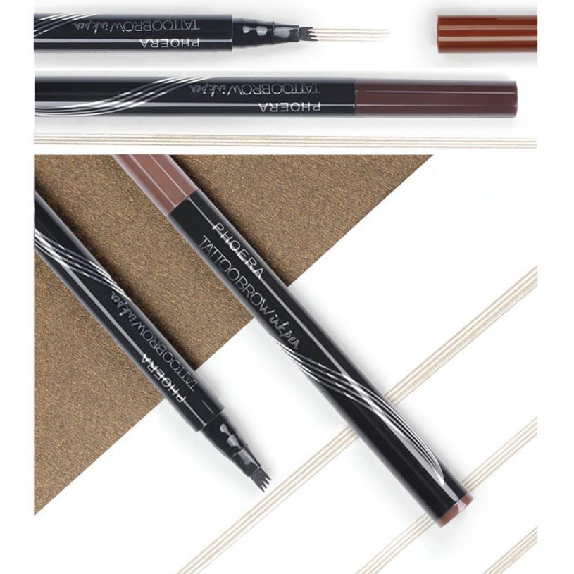 Ultra-Fine Four-Comb Eyebrow Pencil – Long Lasting Brow Definer