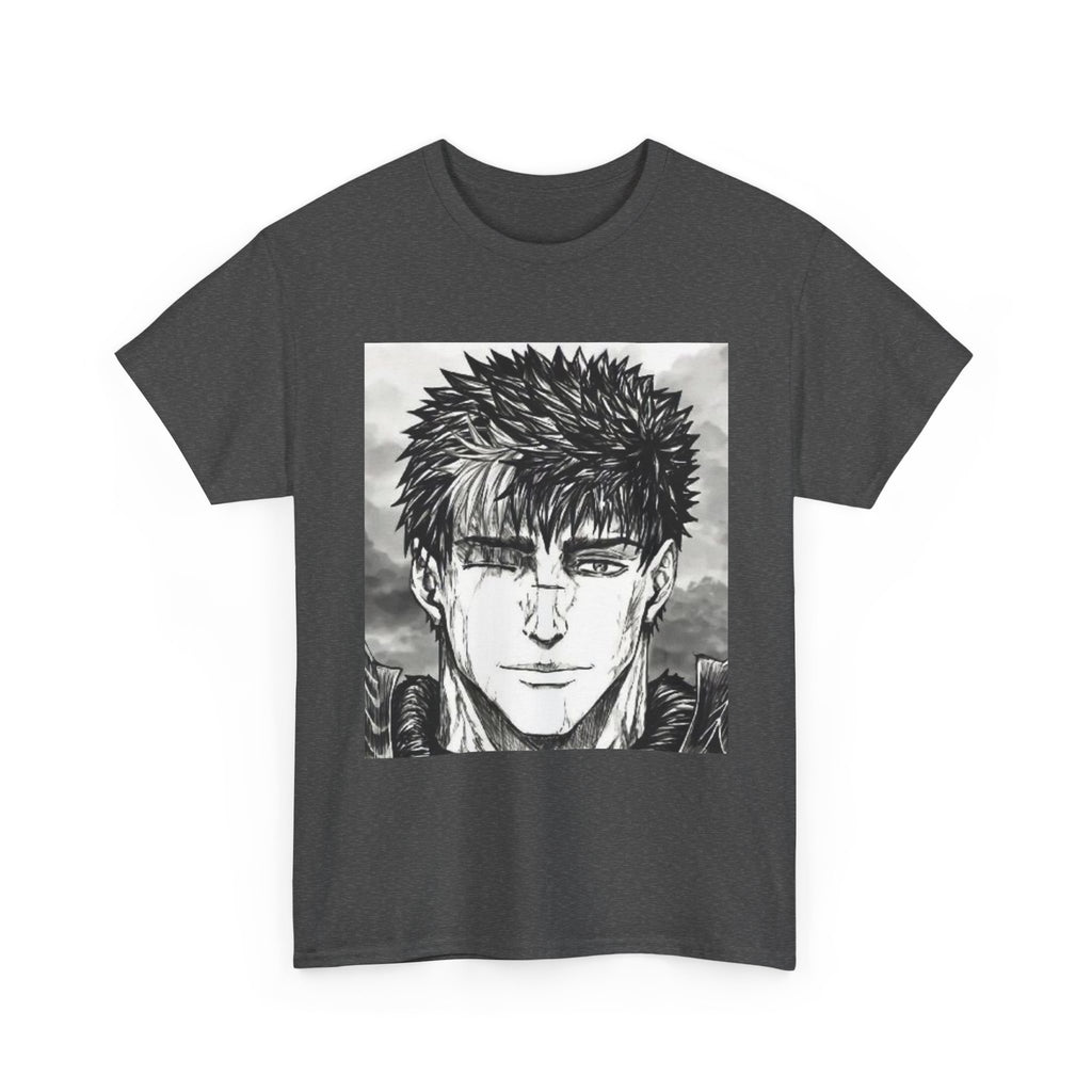 Guts Anime T-Shirt – Berserk Inspired Unisex Heavy Cotton Tee | Heroic Warrior Design