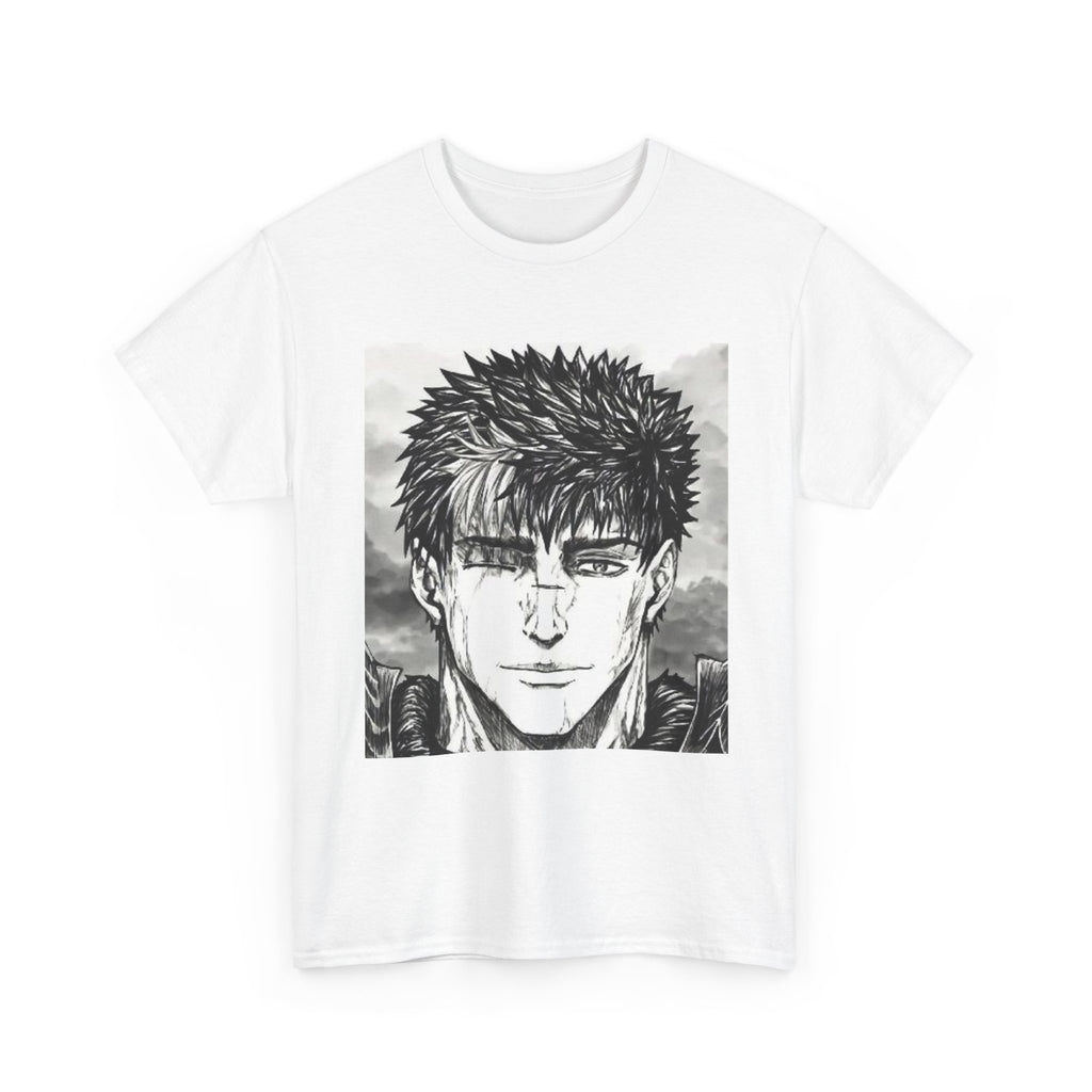 Guts Anime T-Shirt – Berserk Inspired Unisex Heavy Cotton Tee | Heroic Warrior Design