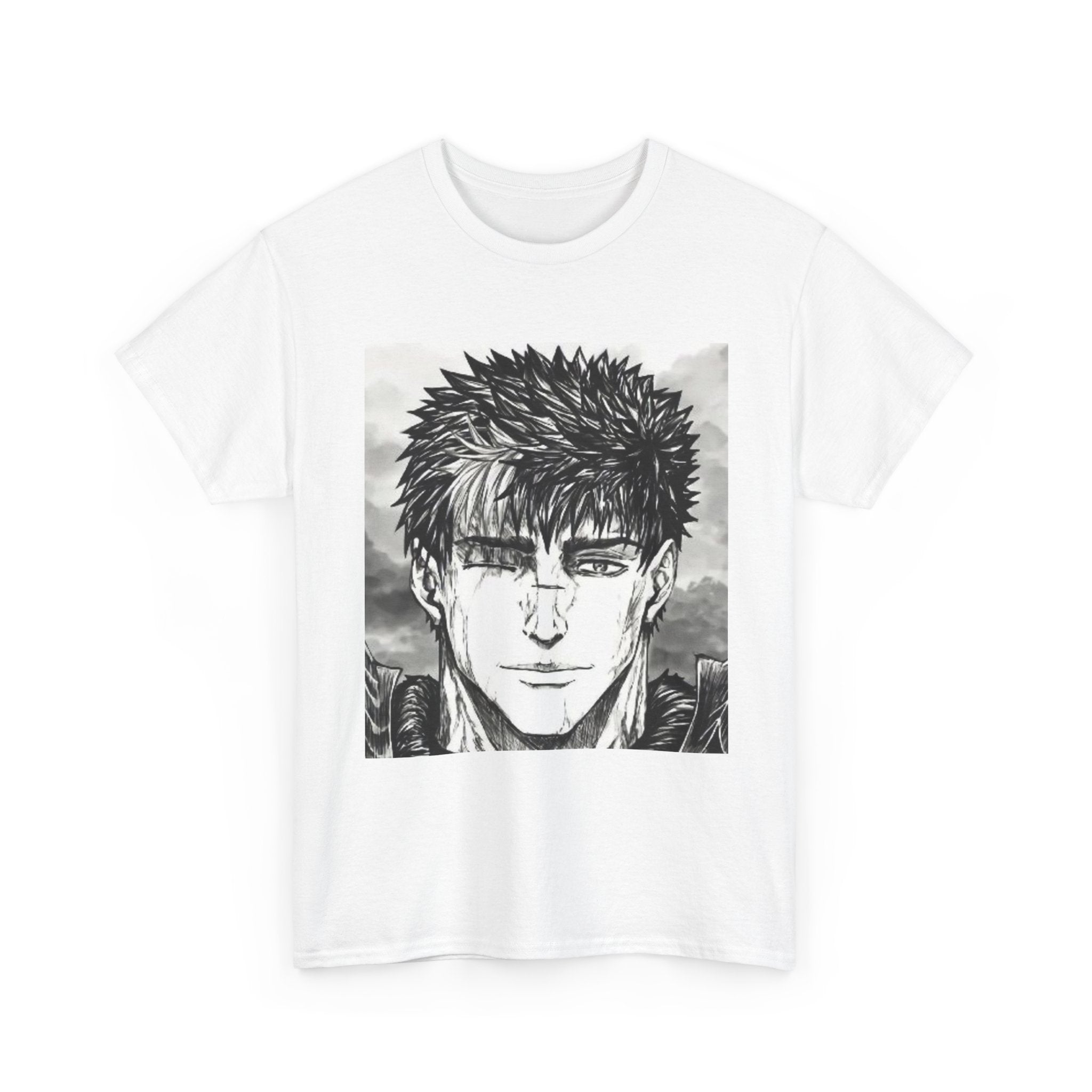 Guts Anime T-Shirt – Berserk Inspired Unisex Heavy Cotton Tee | Heroic Warrior Design