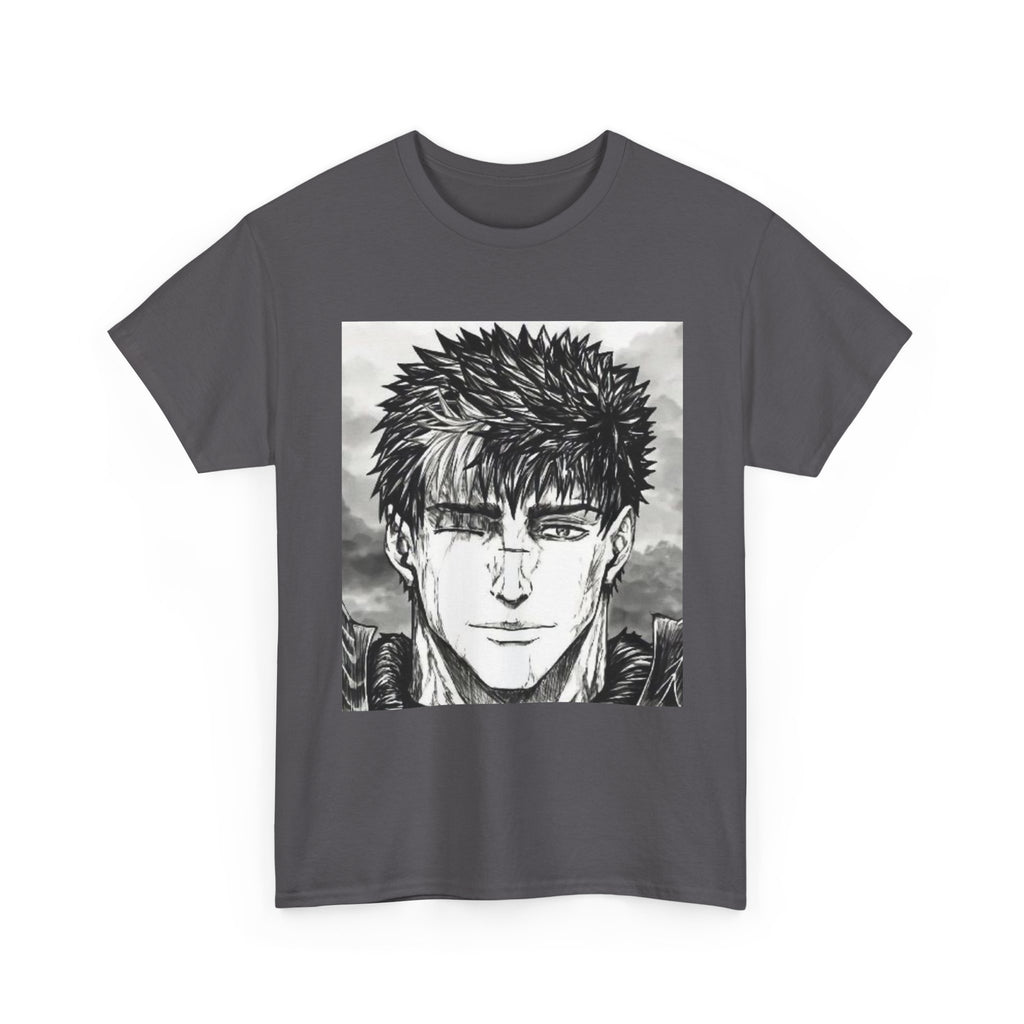 Guts Anime T-Shirt – Berserk Inspired Unisex Heavy Cotton Tee | Heroic Warrior Design