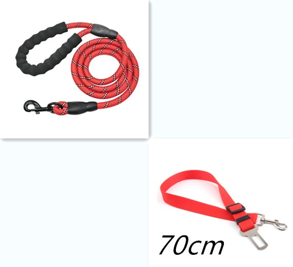 Reflective Nylon Dog Leash – Durable Rope for All Dogs