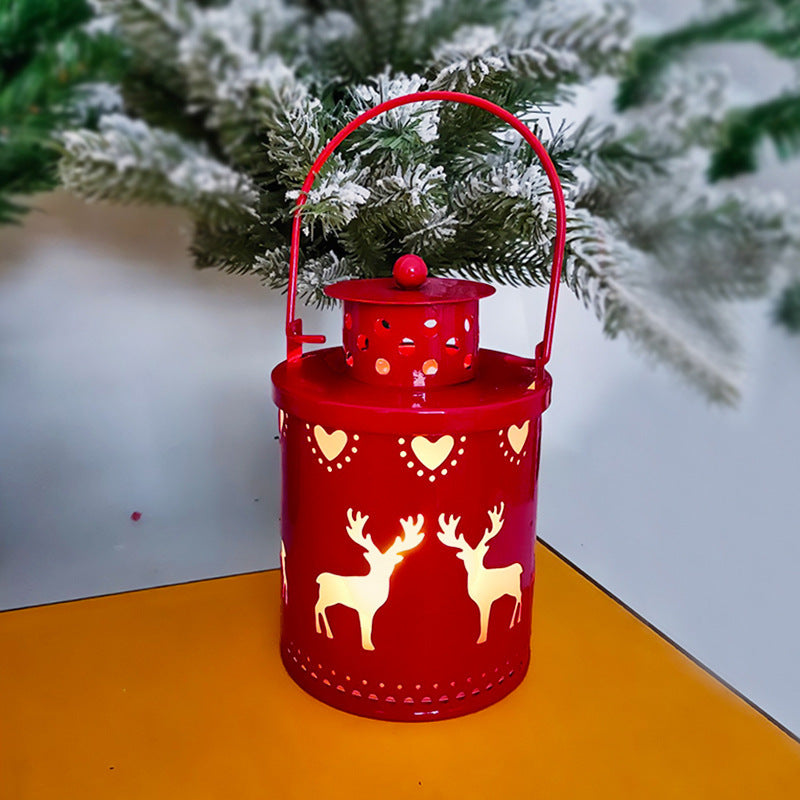 LED Christmas Candle Lantern – Nordic Style Holiday Decoration Light