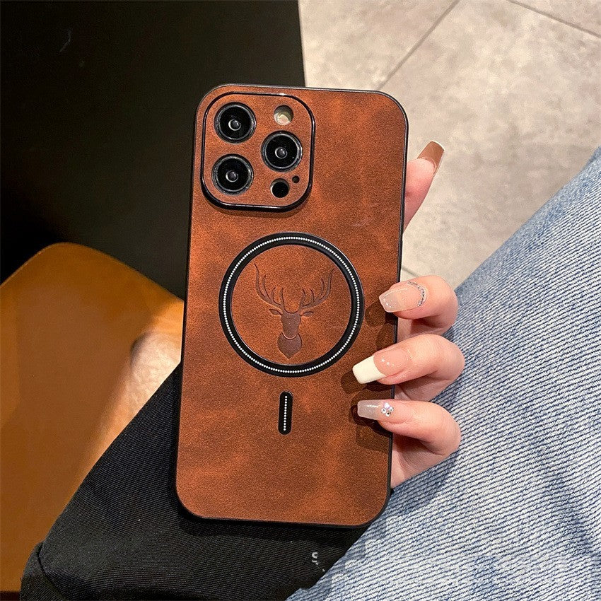 Elk Magnetic Cartoon Phone Case