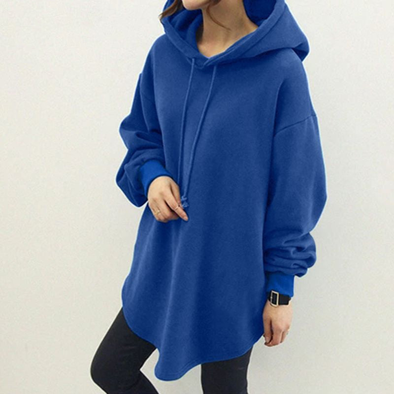 Women’s Casual Hooded Sweatshirt – Loose Fit Long Sleeve Pocket Hoodie