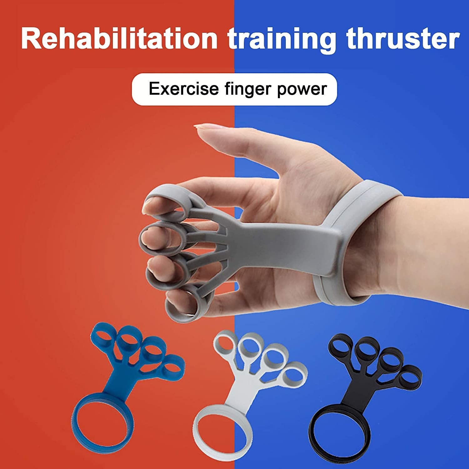 Silicone Finger Exerciser – Hand Grip Strength & Pain Relief Trainer
