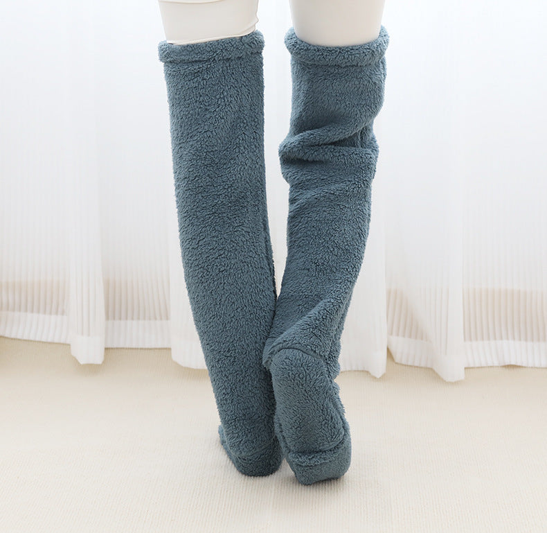 CozyKnee Fuzz – Winter Warm Long Socks