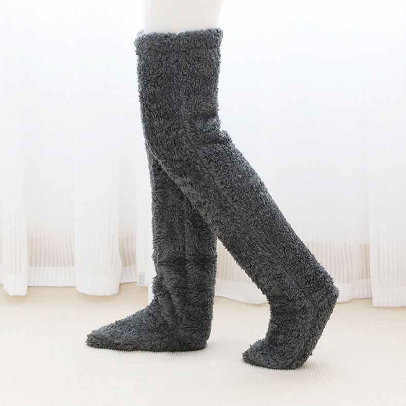 CozyKnee Fuzz – Winter Warm Long Socks