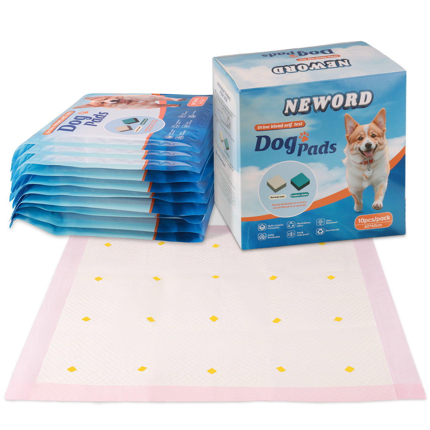 Dog Training Urine Pad – Leak-Proof Pet Pee Pad for Home & Travel