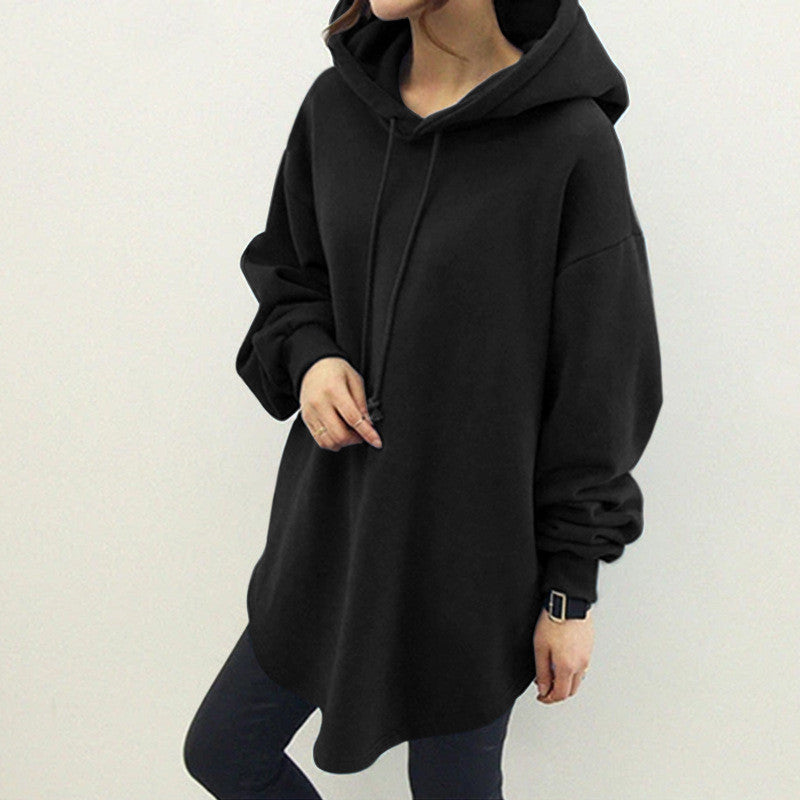 Women’s Casual Hooded Sweatshirt – Loose Fit Long Sleeve Pocket Hoodie
