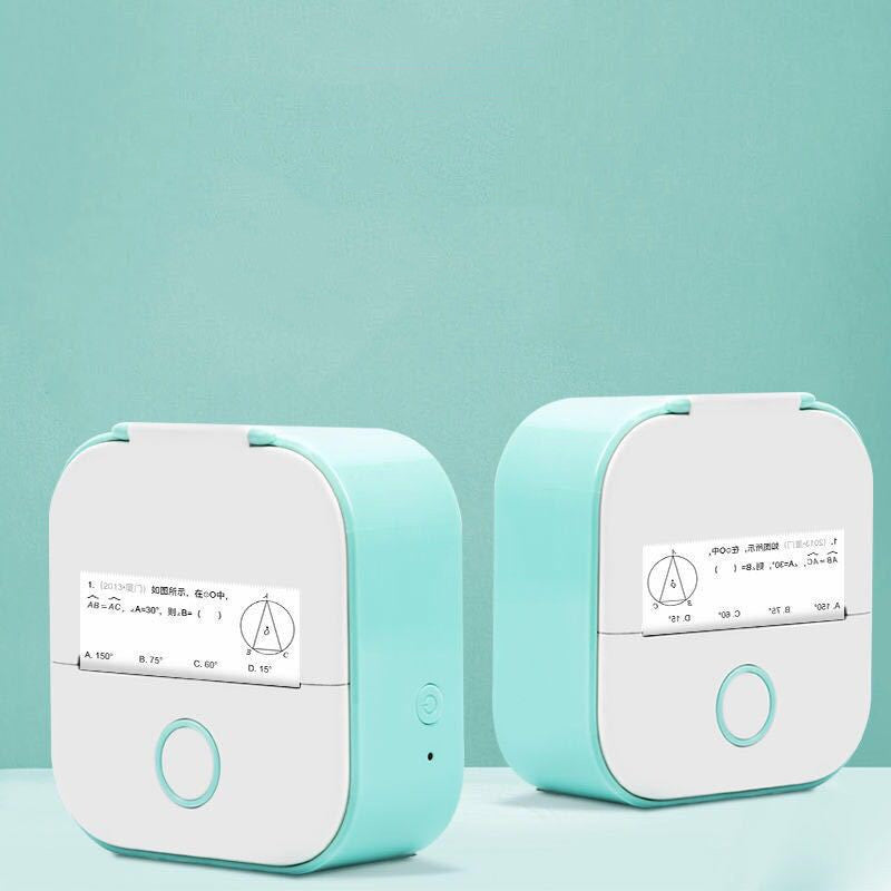 Mini Thermal Label Printer Bluetooth – Portable Photo & Sticker Printer