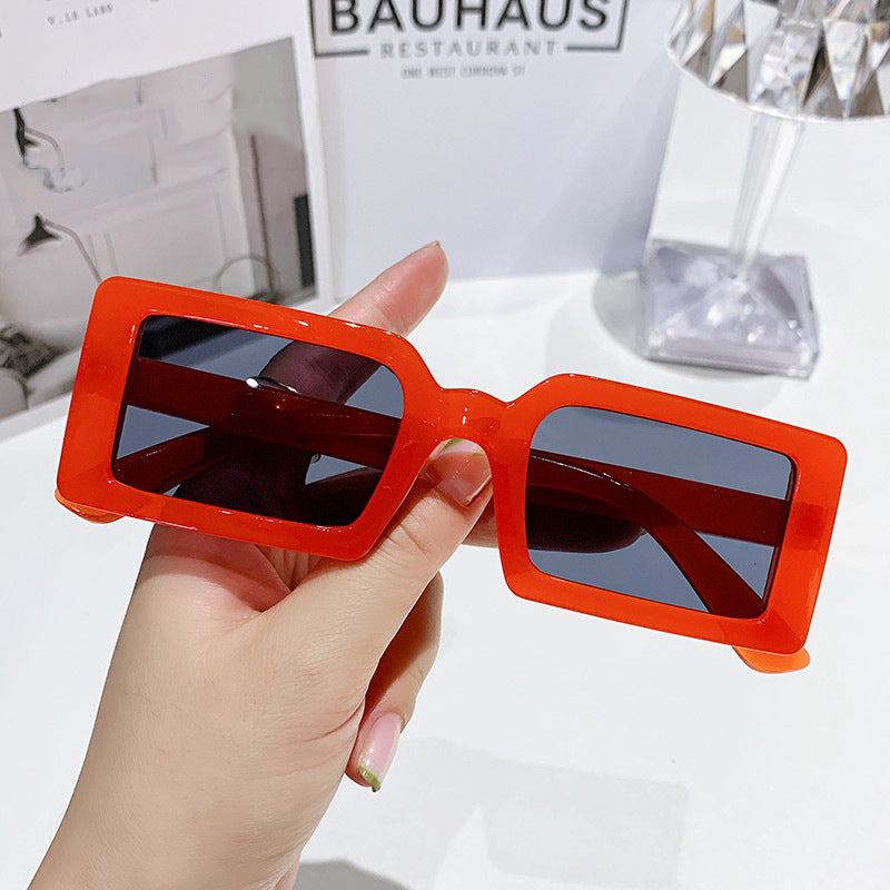 Jelly Color Square Beach Sunglasses