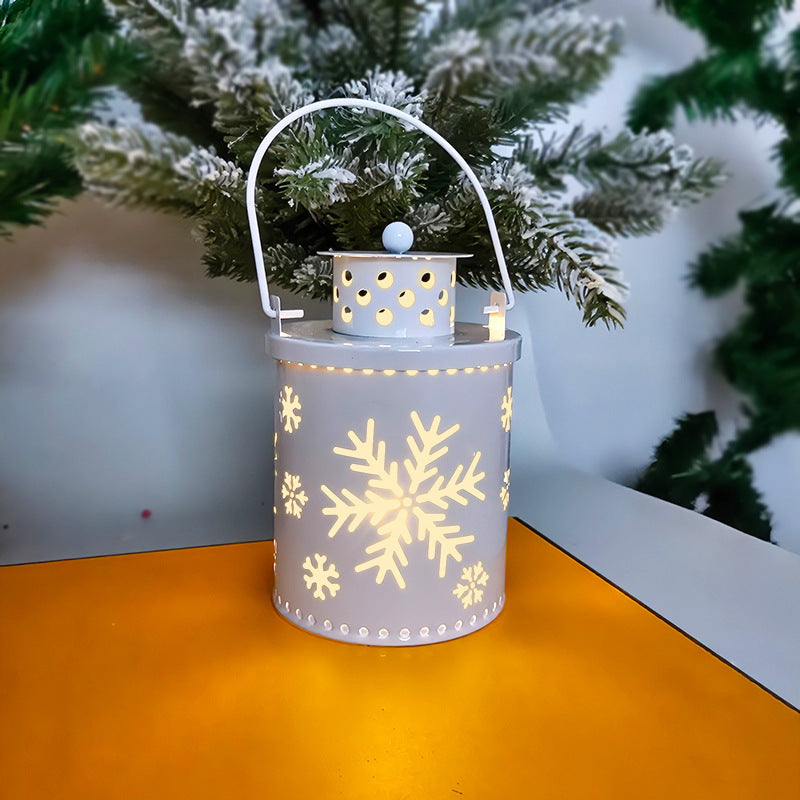 LED Christmas Candle Lantern – Nordic Style Holiday Decoration Light